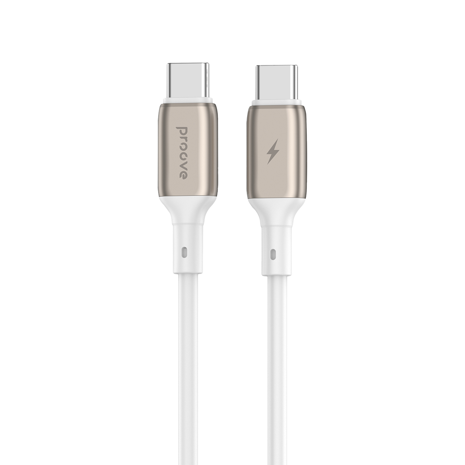 Cable Proove Flex Metal Type-C to Type-C 60w (1m) - White