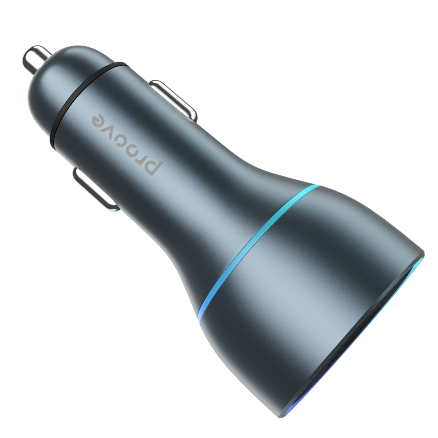 Car Charger Proove Super Charge 130W (2 Type-C + USB) - Metal Gray Car Charger Proove Super Charge 130W (2 Type-C + USB) - Metal Gray