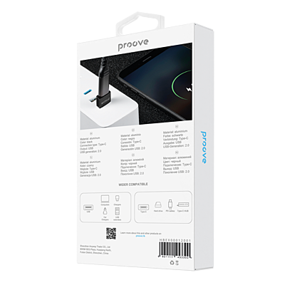 Adapter OTG Proove Extension USB to Type-C Adapter OTG Proove Extension USB to Type-C